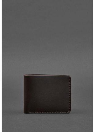 Мужское кожаное портмоне 4.1 (4 кармана) коричневое1 фото