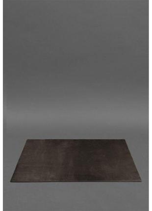 Накладка на стіл керівника — шкіряний бювар 1.0 темно-коричневий crazy horse