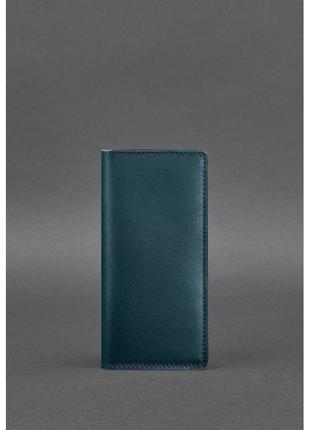 Шкіряне портмоне-купюрник 11.0 зелене