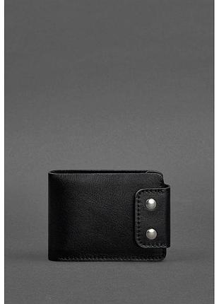 Мужское кожаное портмоне zeus 9.0 черное