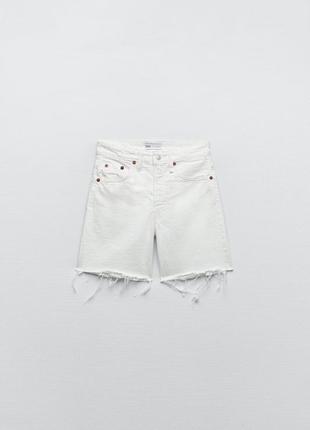 Джинсовые шорты бермуды zara 34, 383 фото