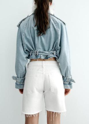 Джинсові шорти бермуди zara 34 8