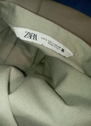 Лляна блуза zara7 фото
