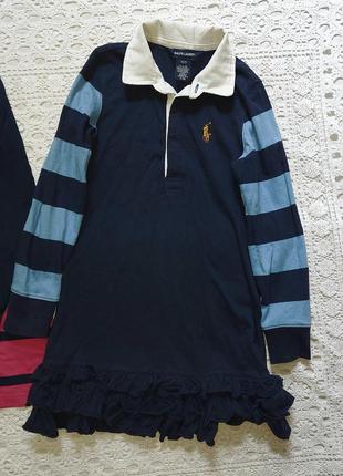 Платье хлопок ralph lauren на 6-7лет2 фото