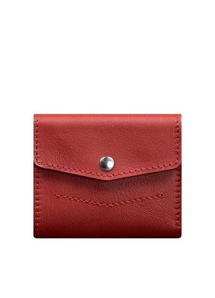 Женский кожаный кошелек 2.1 красный krast6 фото