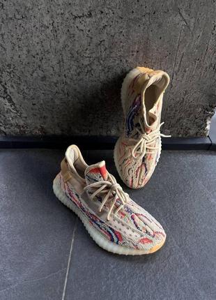 Женские кроссовки adidas tee yeezy boost 350 mx oat / smb7 фото