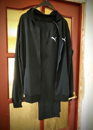 Якісний чоловічий спортивний костюм nike, без капюшона, трикотаж, 2xl, 3xl розміри