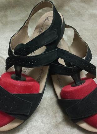 Босоножки сандали фирменные кожа жен. 42р. hotter англии1 фото