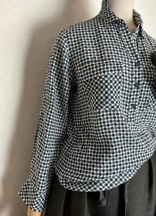 Шовк100%,блуза,сорочка,рубашка,преміум бренд,gerard darel,4 фото