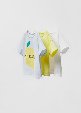 Набор комплект футболок zara оверсайз футболки майки базовые коттоновые
