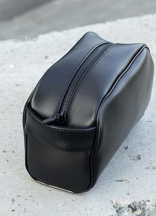 Дорожный несессер мужской для путешествий черный из экокожи сумка органайзер для косметики