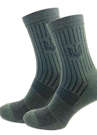 Летние тактические носки зсу 41-45 tactic olive высокие военные носки