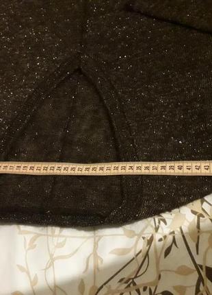 Роскошный нарядный итальянский лакшери свитер черный шоколад шерсть кидмохер by malene birger2 фото