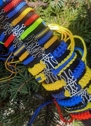 Плетеный украинский браслет регулируются на любимую ручку2 фото