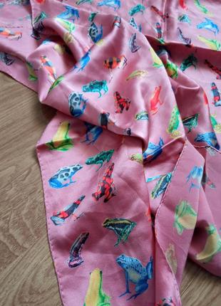 Шикарный шелковый шарф 60/140см