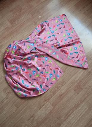 Шикарный шелковый шарф 60/140см