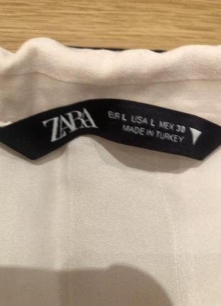 Zara рубашка в пижамном стиле2 фото