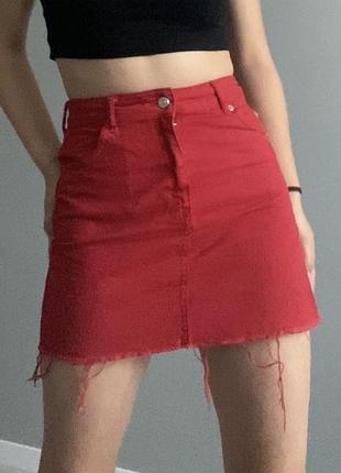 Джинсовая юбочка