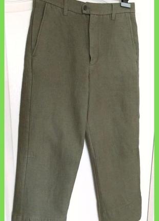 Зимние штаны хаки толстые шерсть прямые унисекс р.s,м, 31 bally1 фото