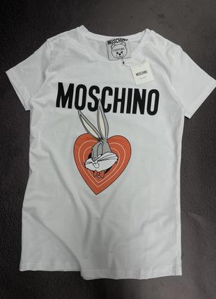 Футболка женская moschino3 фото