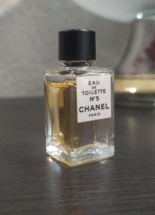 Chanel no 5 eau de toilette, оригинал, винтаж, миниатюрка, старая формула!