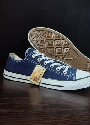 Converse all star синии кеды конверс кроссовки мокасины слипоны классические8 фото