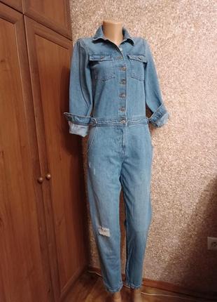 Джинсовый комбинезон / размер s/8.-от denim.co1 фото