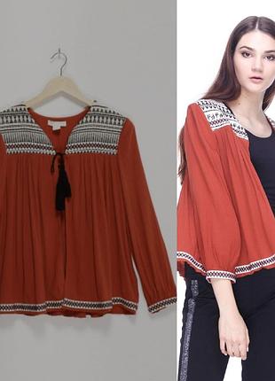 Кофта, пиджак , накидка с орнаментом h&m