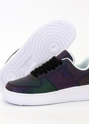 Мужские кроссовки nike air force 1 low reflective 44-451 фото