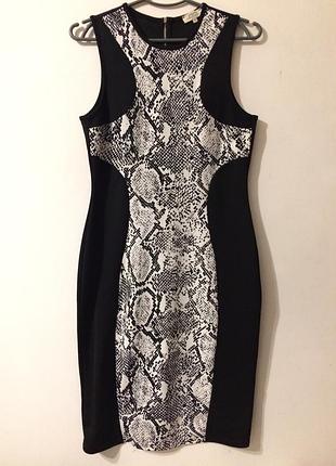 Papaya платье сукня с принтом рептилии под змею