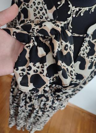 Невероятное платье в леопардовый принт6 фото