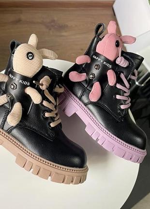 Демісезонні тімберленди для дівчаток (розмір 21-25)2 фото