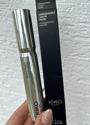 Тушь удлиняющая unmeasurable length kiko milano