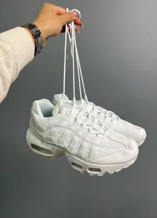 👟 кроссовки nike air max 95 white / наложка bs👟