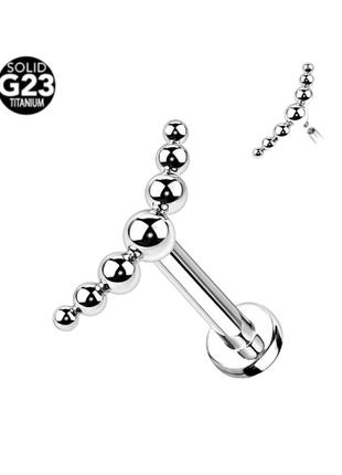 Сережки титанові для вуха гарний асортимент