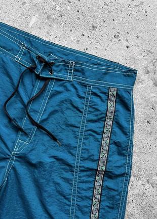 Oneill california vintage men’s blue nylon shorts винтажные, нейлоновые шорты2 фото