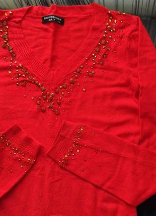 Червоне коротеньке плаття (туніка )фірми a.&.t.1 фото