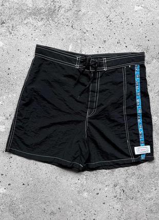 Oneill california vintage men’s black nylon shorts вінтажні, нейлонові шорти