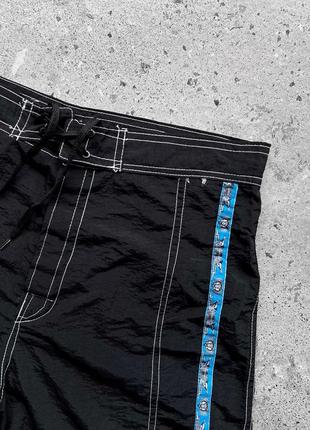 Oneill california vintage men’s black nylon shorts вінтажні, нейлонові шорти2 фото