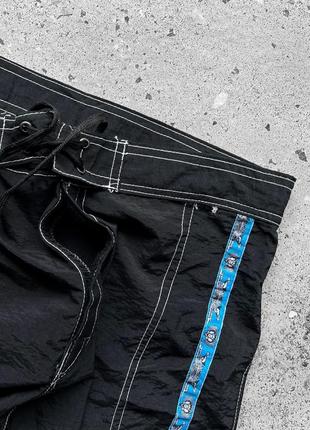 Oneill california vintage men’s black nylon shorts вінтажні, нейлонові шорти7 фото