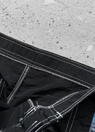 Oneill california vintage men’s black nylon shorts вінтажні, нейлонові шорти6 фото