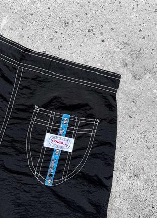 Oneill california vintage men’s black nylon shorts вінтажні, нейлонові шорти4 фото