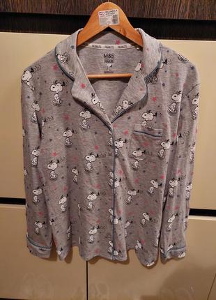 Пижама, рубашка Marks & spencer