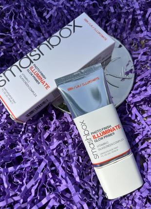 Праймер для сяйва шкіри з вітаміном smashbox photo finish illuminate glow primer