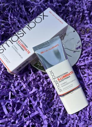 Праймер для сияния кожи с витамином с  smashbox photo finish illuminate glow primer4 фото