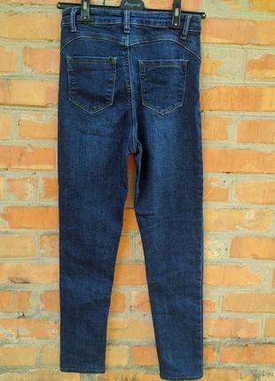 Базовые женские джинсы скинни синего цвета, 28, s3 фото