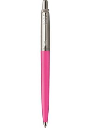 Шариковая ручка parker jotter 17 plastic hot pink розовая