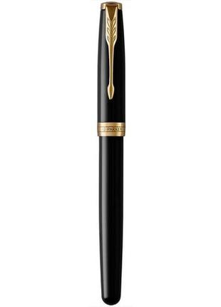 Перьевая ручка parker sonnet 17 black lacquer3 фото