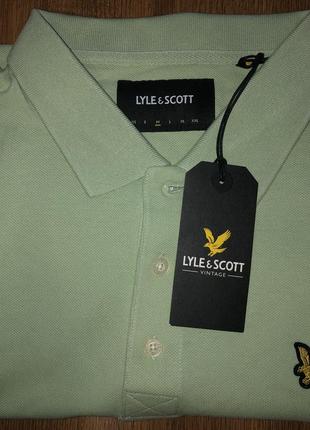 Чоловіче поло lyle &amp; scott (size m)7 фото