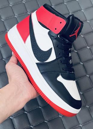 Кросівки чоловічі підліткові nike air retro jordan 1 кросовки хайтопи найк джордан